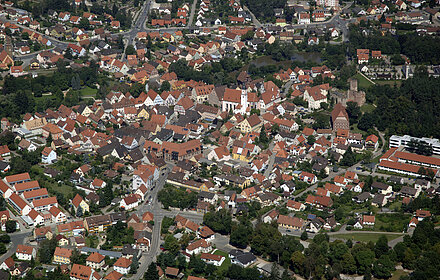 Luftbild auf die Altstadt