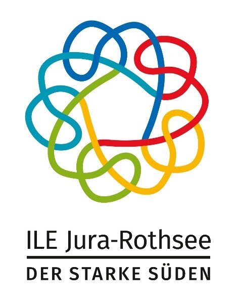 Logo der ILE Jura-Rothsee mit Slogan "Der starke Süden"