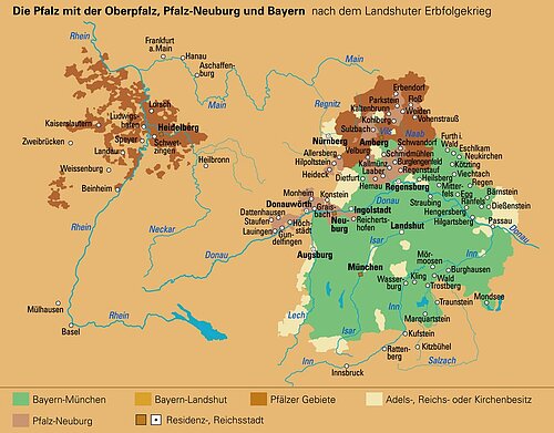 Karte der Neuen Pfalz