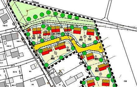 Planblatt Baugebiet Jahrsdorf 2