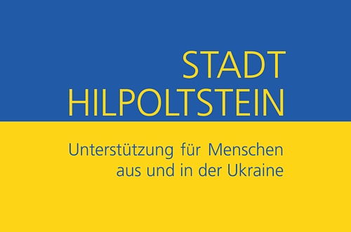 Logo Hilpoltstein "Unterstützung der Menschen aus und in der Ukraine"