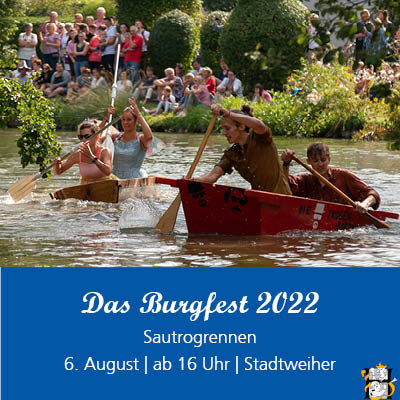 Burgfest 2022 Sautrogrennen