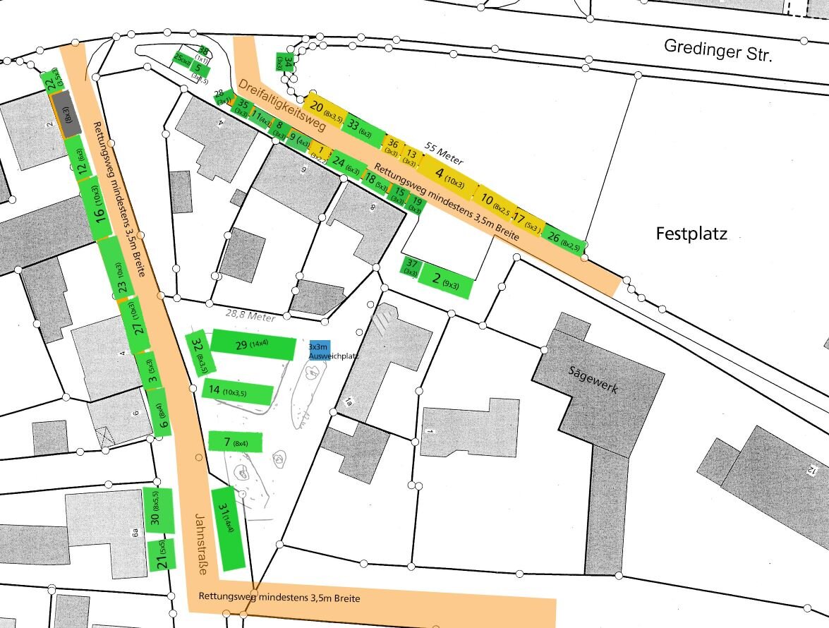 Standplan Burgfestmarkt 2022