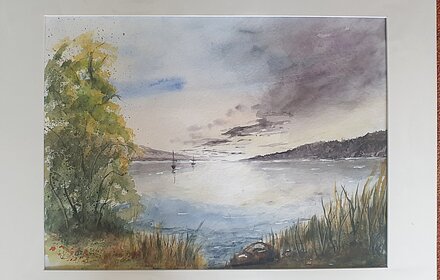 Aquarell Rothsee