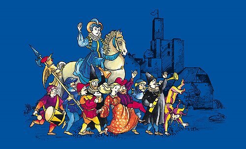 Illustration Burgfestfiguren