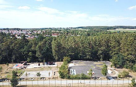 Luftbild Jugendareal Hilpoltstein