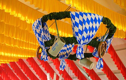 Bierzelt Festplatz Burgfest