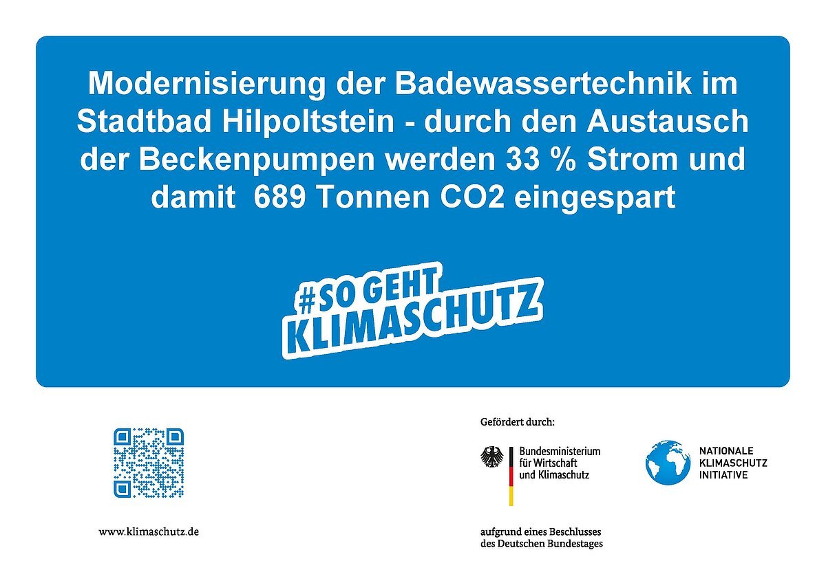 Förderung der Badewassertechnik im Stadtbad Hilpoltstein