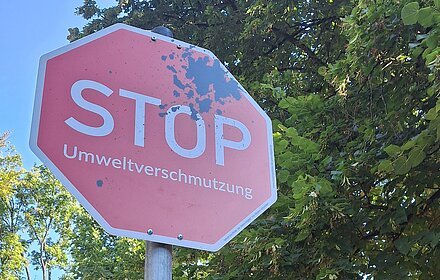 Schilder der Gerechtigkeit | Stop Umweltverschmutzung